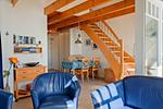 Wohnzimmer - Ferienwohnung Haffblick im Haus am Yachthafen - Top-Hundeurlaub