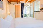 Schlafzimmer - Ferienwohnung Haffblick im Haus am Yachthafen - Top-Hundeurlaub