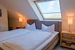 Schlafzimmer - Ferienwohnung Haffblick im Haus am Yachthafen - Top-Hundeurlaub