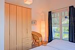 Schlafzimmer - Ferienwohnung Haffblick im Haus am Yachthafen - Top-Hundeurlaub