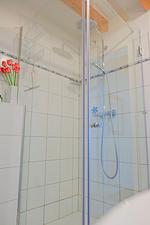 Badezimmer - Ferienwohnung Haffblick im Haus am Yachthafen - Top-Hundeurlaub