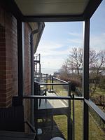 Balkon - Ferienwohnung Haffblick A8 am Salzhaff - Top-Hundeurlaub