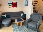 Wohnzimmer - Ferienhaus Petra Nr. 14 - Top-Hundeurlaub