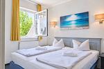 Schlafzimmer - Apartmenthaus Sonnenburg Ferienwohnung 13 - Top-Hundeurlaub