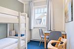 Schlafzimmer - Apartmenthaus Sonnenburg Ferienwohnung 13 - Top-Hundeurlaub