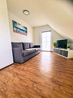 Schlafzimmer - Ferienhaus Haffliebe mit Sauna und Kamin - Top-Hundeurlaub