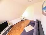 Schlafzimmer - Ferienhaus Haffliebe mit Sauna und Kamin - Top-Hundeurlaub