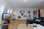 Wohnzimmer - Haus Olymp Ferienwohnung 33 - Top-Hundeurlaub