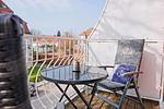 Balkon - Ferienwohnung Strandgut - Top-Hundeurlaub