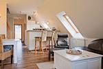 Wohnzimmer - Ferienwohnung Strandgut - Top-Hundeurlaub