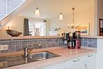Küche / Küchenzeile - Ferienwohnung Strandgut - Top-Hundeurlaub