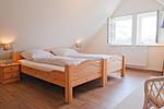Schlafzimmer - Ferienwohnung Strandgut - Top-Hundeurlaub