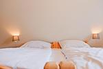 Schlafzimmer - Ferienwohnung Strandgut - Top-Hundeurlaub