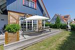 Terrasse - Ferienhaus Haff & Meer - Top-Hundeurlaub