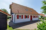 Fassade / Eingang - Ferienhaus Haff & Meer - Top-Hundeurlaub