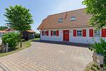Fassade / Eingang - Ferienhaus Haff & Meer - Top-Hundeurlaub