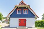 Fassade / Eingang - Ferienhaus Haff & Meer - Top-Hundeurlaub