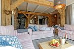 Wohnzimmer - Ferienhaus Haff & Meer - Top-Hundeurlaub