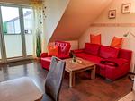 Wohnzimmer - Am Weststrand Ferienwohnung 6 - Top-Hundeurlaub
