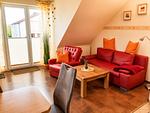 Wohnzimmer - Am Weststrand Ferienwohnung 6 - Top-Hundeurlaub