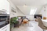 Wohnzimmer - Zum Glückswinkel Ferienwohnung 9 - Top-Hundeurlaub