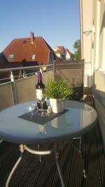 Balkon - Zum Glückswinkel Ferienwohnung 9 - Top-Hundeurlaub