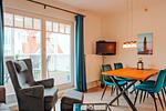 Wohnzimmer - Apartmenthaus Sonnenburg Ferienwohnung 16 - Top-Hundeurlaub