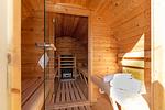 Sauna - Ferienwohnung Sandnes im Haus Norway - Top-Hundeurlaub