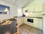 Küchenzeile mit Backofen und Spülmaschine - Ferienhaus 08 - Top-Hundeurlaub