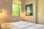 1. Schlafzimmer mit Doppelbett - Ferienhaus 08 - Top-Hundeurlaub