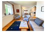 Wohnzimmer - Apartmenthaus Sonnenburg Ferienwohnung 7 - Top-Hundeurlaub