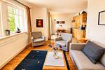 Wohnzimmer - Apartmenthaus Sonnenburg Ferienwohnung 7 - Top-Hundeurlaub