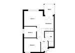 Grundriss - Apartmenthaus Sonnenburg Ferienwohnung 7 - Top-Hundeurlaub
