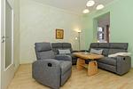 Wohnzimmer - Villa Meier Ferienwohnung 2 - Top-Hundeurlaub