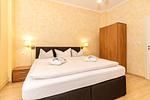 Schlafzimmer - Villa Meier Ferienwohnung 2 - Top-Hundeurlaub