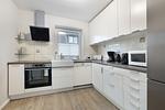 Küche / Küchenzeile - Ferienwohnung Wiesenidyll - Top-Hundeurlaub