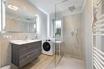 Badezimmer - Ferienwohnung Wiesenidyll - Top-Hundeurlaub