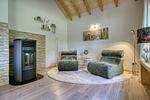 Wohnzimmer - Ferienhaus Immenhof - Top-Hundeurlaub