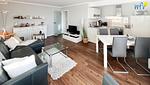Wohnzimmer - Ferienwohnung Südperle - Top-Hundeurlaub