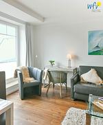 Wohnzimmer - Ferienwohnung Südperle - Top-Hundeurlaub