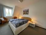Schlafzimmer mit Doppelbett - Birkenstrasse 6i Wohnung 18 - Top-Hundeurlaub
