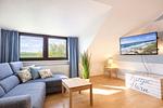 Wohnzimmer - Haus Lüttje Hörn Apartment Meer - Top-Hundeurlaub