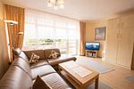 Wohnzimmer - Haus Wattenmeer Wohnung 7 - Top-Hundeurlaub