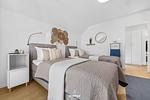 Schlafzimmer - Ferienwohnung Havhus Olpenitz - Top-Hundeurlaub