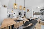 Wohnzimmer - Ferienwohnung Havhus Olpenitz - Top-Hundeurlaub