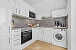 Küche / Küchenzeile - Ferienwohnung Havhus Olpenitz - Top-Hundeurlaub