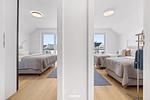 Schlafzimmer - Ferienwohnung Havhus Olpenitz - Top-Hundeurlaub