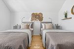 Schlafzimmer - Ferienwohnung Havhus Olpenitz - Top-Hundeurlaub