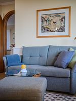 Wohnzimmer - Haus Friedeburg App. Watt Rantum auf Sylt - Top-Hundeurlaub