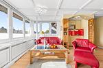 Wohnzimmer - Haus Friedeburg App. Düne Rantum auf Sylt - Top-Hundeurlaub
